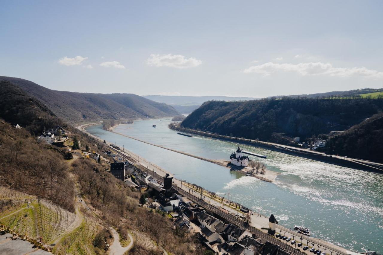 Burg Gutenfels Kaub Exteriör bild